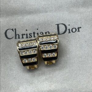 Dior clip-on earrings